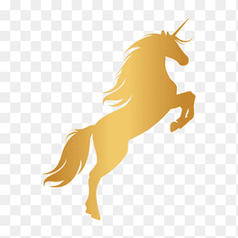 Unicorn Horn Mustang Gold, unicorn, horse, mammal png thumbnail