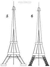 How To Draw The Eiffel Tower Step 3