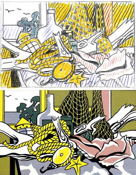 Roy Lichtenstein still life