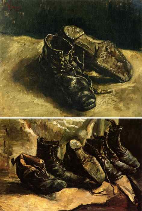 Vincent van Gogh, still life with shoes