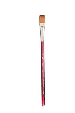 Princeton Velvetouch Artiste, Mixed-Media Brush for Acrylic, Watercolor & Oil, Series 3950 Wash Luxury Synthetic, Size 1/2