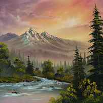 Mountain Sunset by Chris Steele