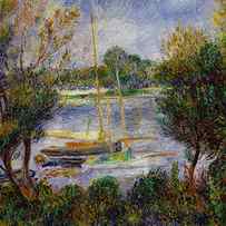 The Seine at Argenteuil by Pierre Auguste Renoir