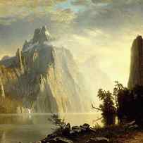 A Lake in the Sierra Nevada by Albert Bierstadt