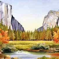 Fall In Yosemite by David Rogers