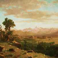 Wind River Country, 1860 by Albert Bierstadt
