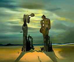 Salvador Dali, 1935, famous, painting, tranquil, HD wallpaper