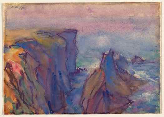John Russell, Les Aiguilles, Belle Ile, 1910