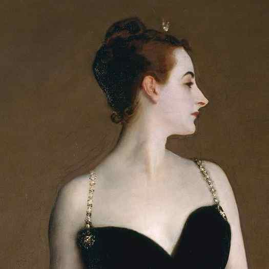 John Singer Sargent, Portrait of Madame X, 1884 (Close-Up 1)