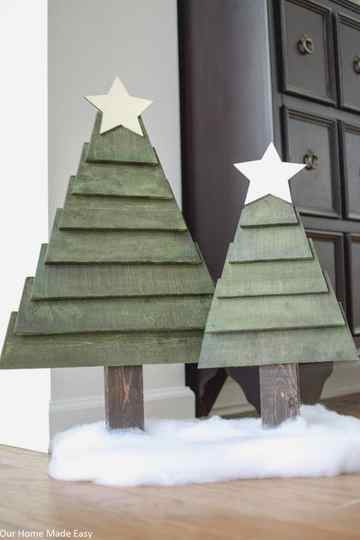 pallet christmas trees traditional