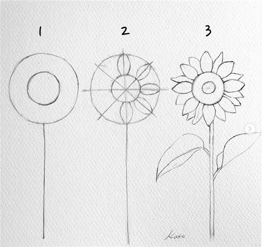 Easy Flower Drawing Painting Ideas for Kids Kids Art Craft