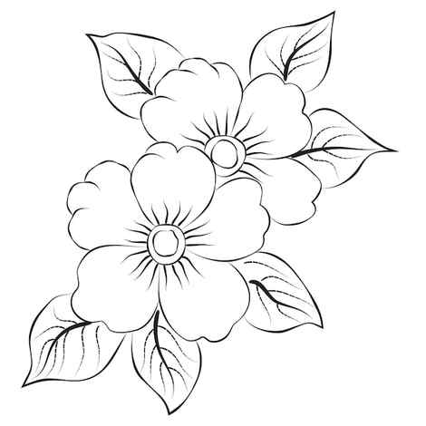 Free Simple Flower Sketch Download Free Simple Flower Sketch png images Free ClipArts on Clipart Library