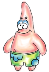 Step by Step Lesson : How to Draw Patrick Star from Spongebob Squarepants