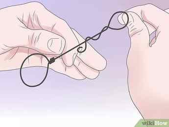 Step 1 Bend a pipe cleaner into a loop to make a small bubble wand.
