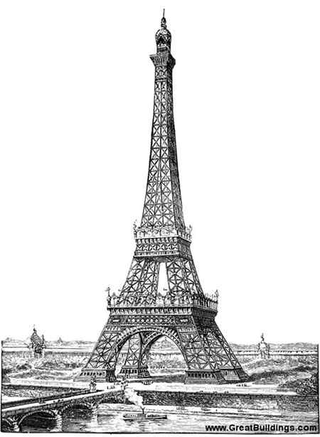 Easy Eiffel Tower Drawing Idea To Try 39