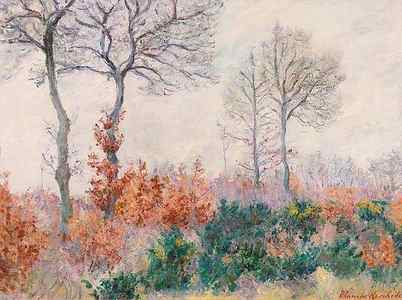 Wall Art - Drawing - Bois Tailler En Automne Effet Dhiver by Blanche Hoschede Monet French