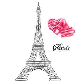 Learn How to Draw an Eiffel Tower Wonders of The World Step by Step Drawing Tutorials
