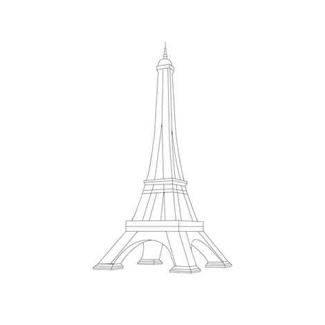 How To Draw Eiffel Tower Eiffel Tower Transparent PNG 678x600 Free Download on NicePNG