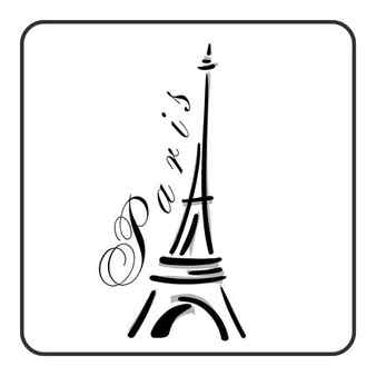 Eiffel Tower Drawing Art eiffel tower pencil symmetry monochrome png PNGWing