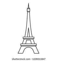 Eiffel Tower Sketch Vector Art Icons and Graphics for Free Download