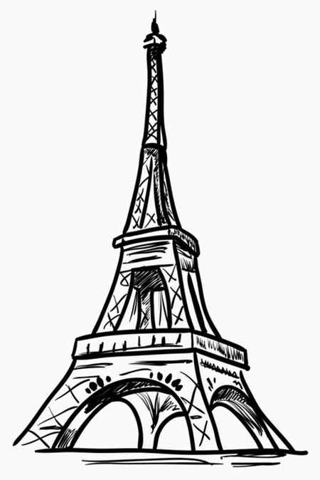 Eiffel Tower Drawing Images Browse 31345 Stock Photos Vectors and Video Adobe Stock