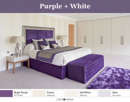 Purple + White Color Palette