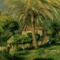Palm Trees, 1902 by Renoir by Pierre Auguste Renoir