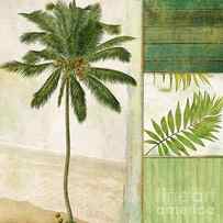 Paradise II Palm Tree by Mindy Sommers