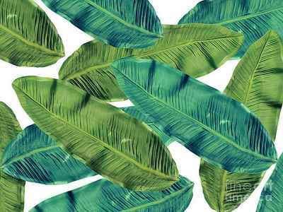 Wall Art - Painting - Tropical Leaves 7 by Mark Ashkenazi