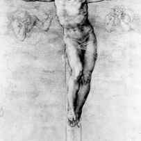 Christ on the Cross by Michelangelo Buonarroti by Michelangelo Buonarroti