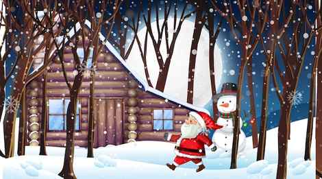 Digital Drawing Winter Landscape Christmas Tree Stock Illustration 1415870588 Shutterstock