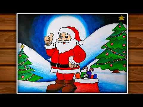 Christmas drawing Santa Claus and Christmas tree drawing ideas for kids Times Now
