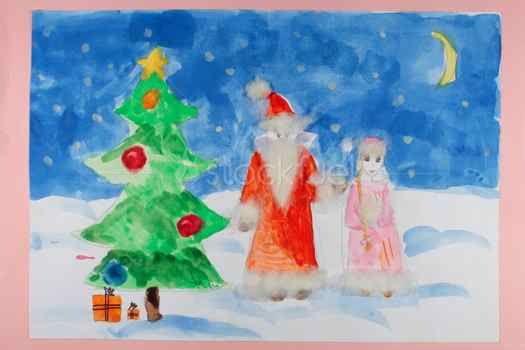 Christmas Eve Drawing using Oil Pastels Christmas drawing Oil pastel Oil pastel drawings