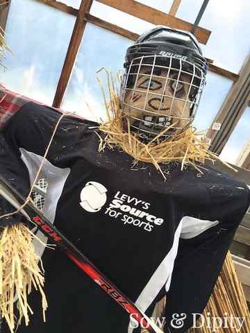 hockey Scarecrow