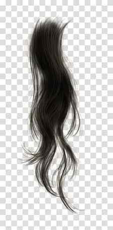Black hair Wig, cabelo transparent background PNG clipart thumbnail