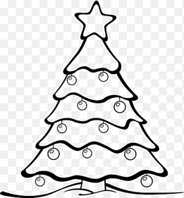 Drawing Christmas tree, mango tree, white, pencil png thumbnail
