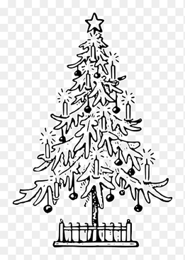 Drawing Christmas tree Line art, christmas, holidays, text png thumbnail