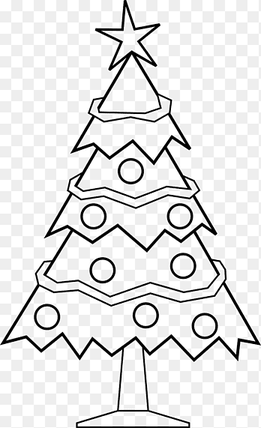 Christmas tree Drawing, black and white simplicity, holidays, christmas Decoration png thumbnail