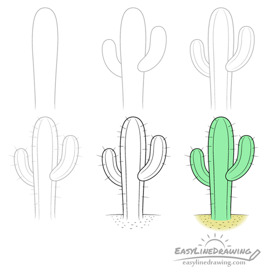 25 Cactus drawing ideas cactus drawing cactus sketch book
