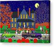 Trick-or-treating Acrylic Prints