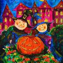 A Merry Halloween by Zaira Dzhaubaeva