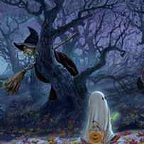 Halloween Scene by K. Sean Sullivan