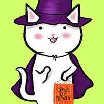 Trick Or Treat Kitty by Little Bunny Sunshine